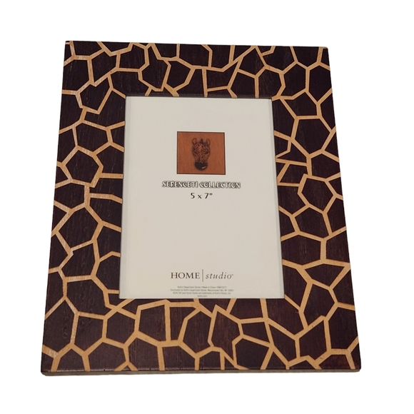 4 Wood Frames (5"x7" photos) Giraffe - Picture 3 of 7